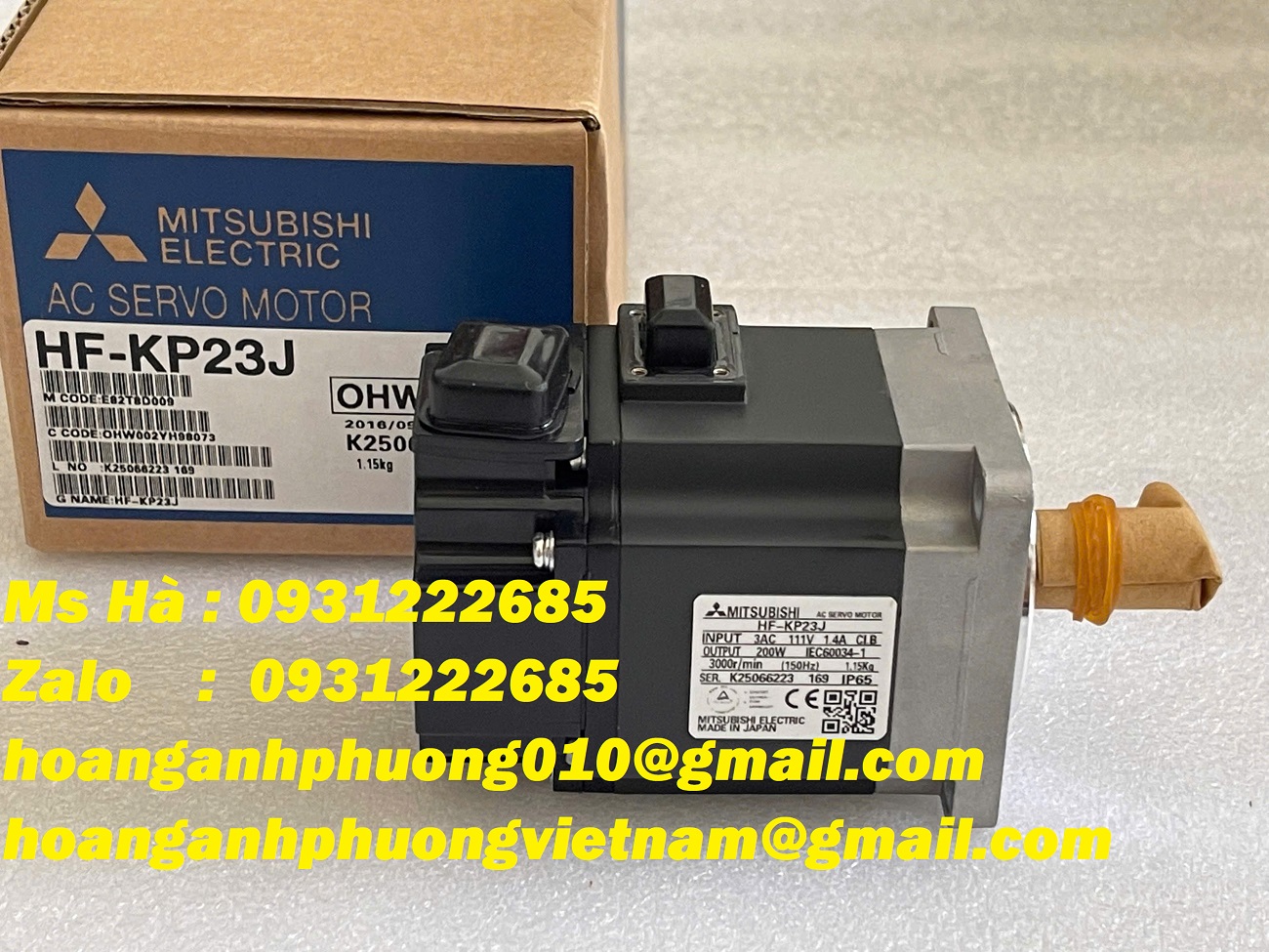 Mitsubishi - Japan servo motor HF-KP23J chính hãng